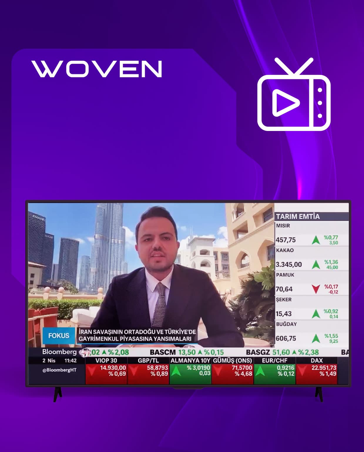 TV yayımları - Dubay simvolik bina