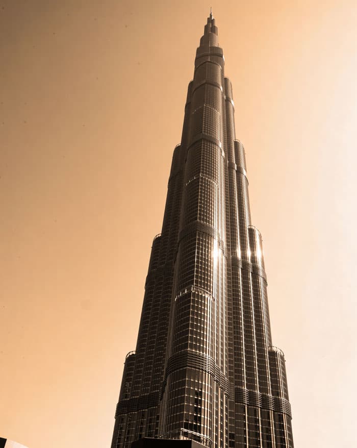 Dijital medya - Dubai silüeti