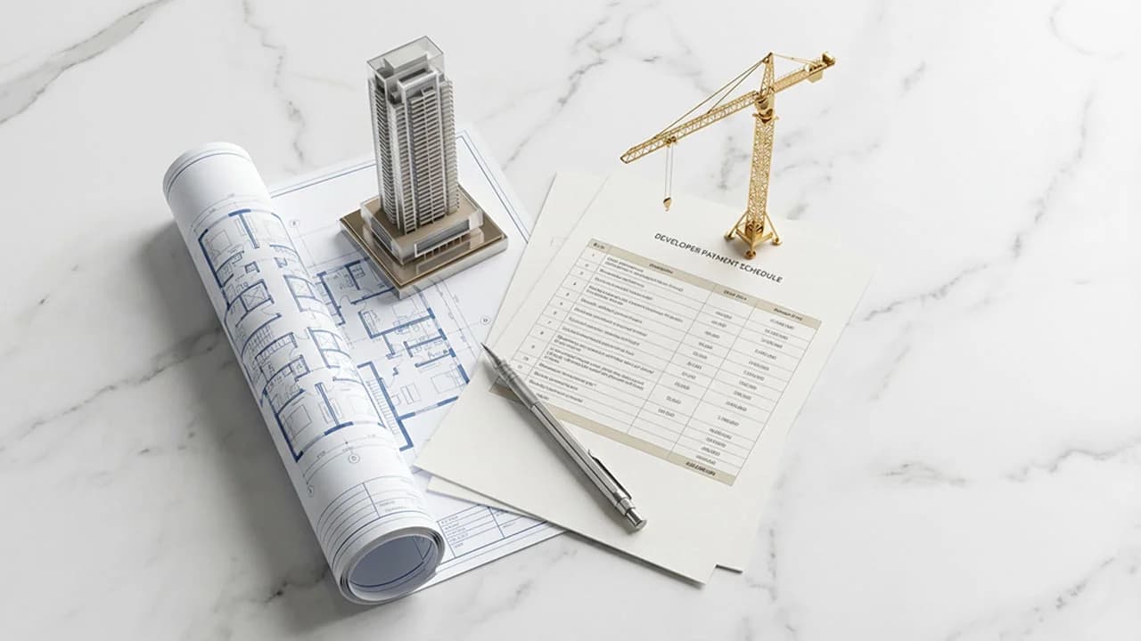 2025 Dubai off-plan inşaat alanı ve kuleler