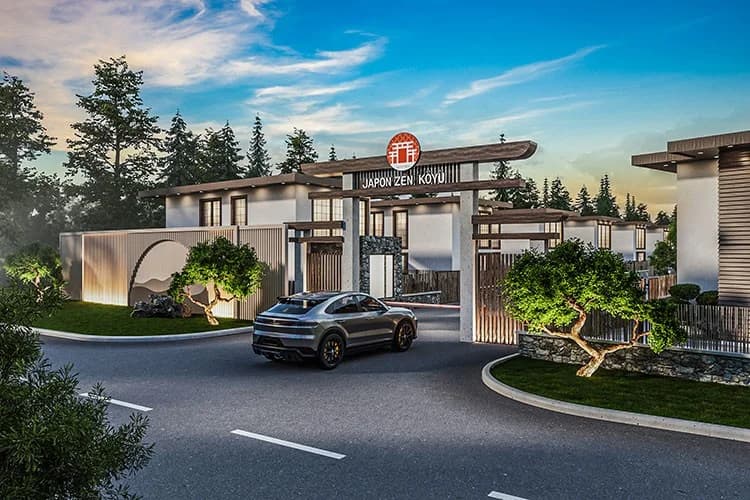 Woven Japon Zen Köyü – Minimal villa ve Zen bahçesi tasarımı, Kocaeli Gedikli